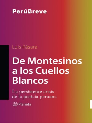 cover image of De Montesinos a los Cuellos Blancos